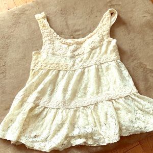Lace tank top